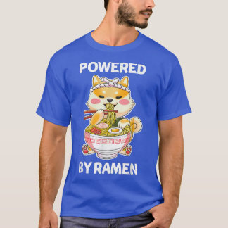 Camiseta Kawaii Corgi Ramen Cute Puppy Japonês Manga Anime
