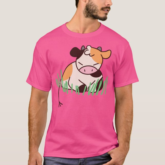 Camiseta Kawaii Cow (Frente)