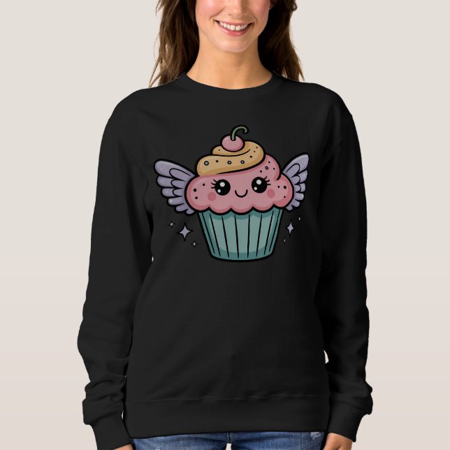 Camiseta  Kawaii Cupcake (Frente)