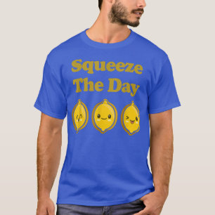 Camiseta Kawaii Cute Lemons Squeeze The Day Funny Fruit Foo
