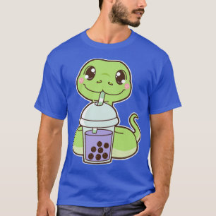 Camiseta Kawaii Cute Zodiac Boba Cobra Taro Bubble Pearl Mi