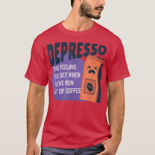 Camiseta Kawaii Depresso Sentindo que você ganha quando voc
