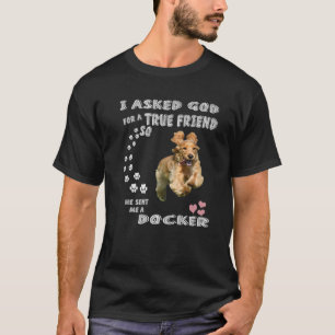 Camiseta Kawaii Doxie Spaniel Cachorro Mãe Pai Pet Figurino
