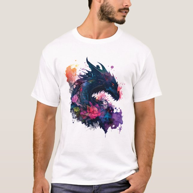 Camiseta Kawaii Dragon Beast Mode (Frente)