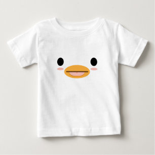 Camiseta Kawaii Duck Tongue "Muito fofo para ser sério."