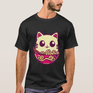 Camiseta Kawaii Estilo Japonês Ra Gata Animes