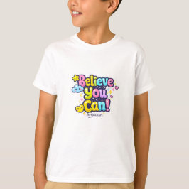 Camiseta Kawaii GDIArt - Acredite que Você Pode