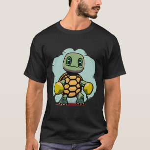 Camiseta Kawaii Guerreiro O Amor Da Tartaruga Por Martial M