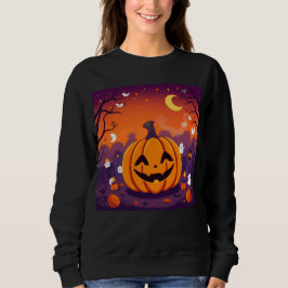 Camiseta Kawaii Halloween Pumpkin Hoodie