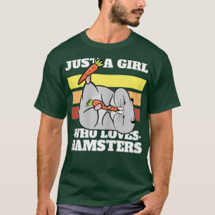 Camiseta Kawaii Hamster Apenas Uma Menina Que Ama Hamsters