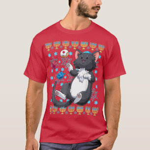 Camiseta Kawaii Hanukkah Cat Chanukah dono de Gato Judeu Me
