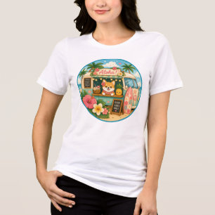 Camiseta Kawaii Havaí - Citação fofa