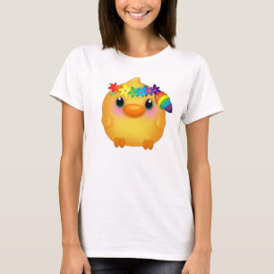 Camiseta Kawaii Hippy Pintinho