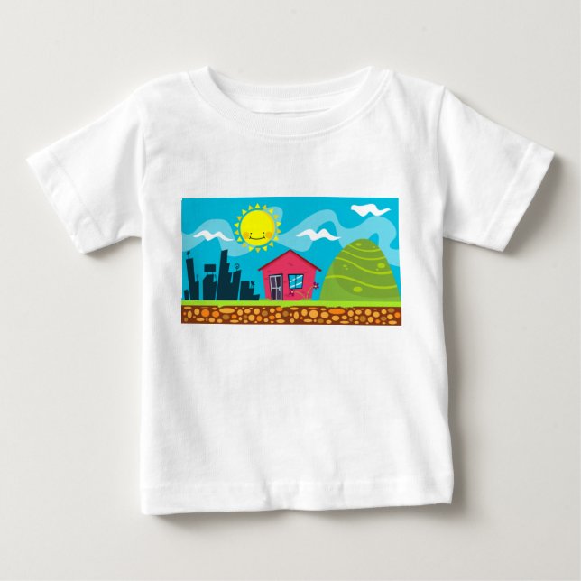Camiseta Kawaii House e Hill (Frente)