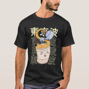 Camiseta Kawaii Instant Ramen Noodles Japonês Aestético Te