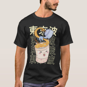 Camiseta Kawaii Instant Ramen Noodles Japonês Aestético Te