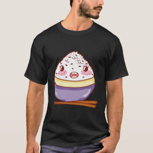 Camiseta Kawaii Japan Comida Rice Bowl