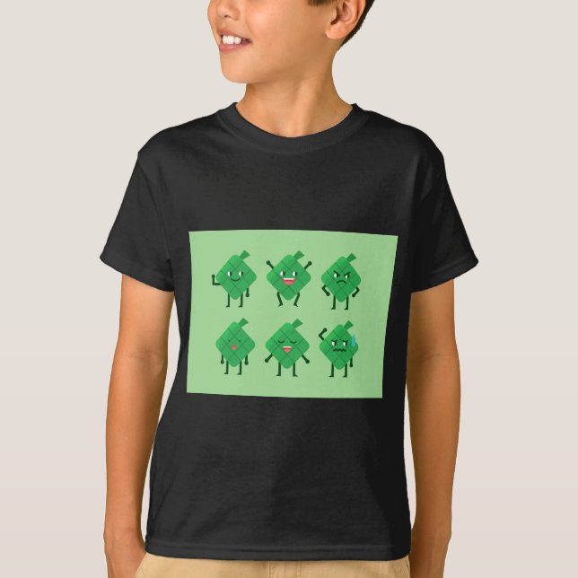 Camiseta kawaii Ketupat (Frente)