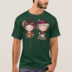 Camiseta Kawaii King Louie XVI Marie Antonieta