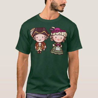 Camiseta Kawaii King Louie XVI Marie Antonieta