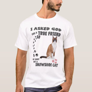 Camiseta Kawaii Kitten Cita Mãe Pai Lover Impressão, Neve F