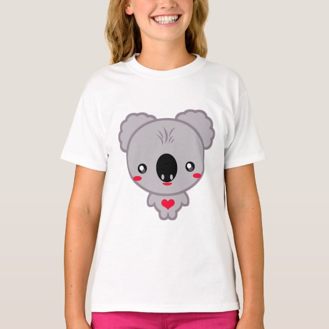 Camiseta Kawaii Koala Bear (Frente)