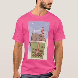 Camiseta Kawaii Koala E Bobba Tea Phone Cobrir E s