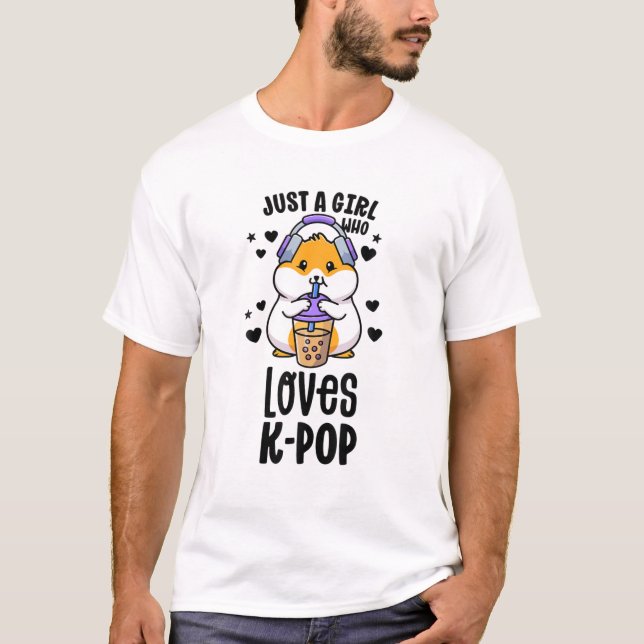 Camiseta Kawaii Kpop Hamster Bub Pop (Frente)