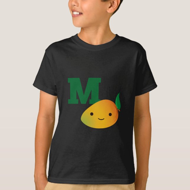 Camiseta Kawaii M é para Mango (Frente)