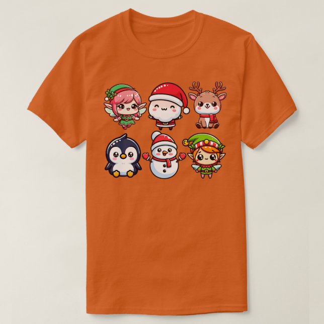 Camiseta Kawaii Natal TShirt 1 (Frente do Design)