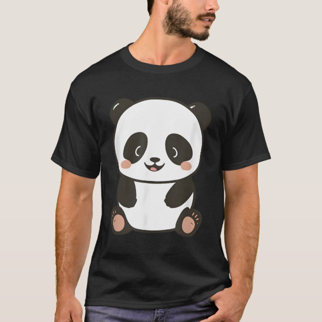 Camiseta Kawaii Panda (Frente)