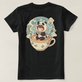 Camiseta Kawaii Panda Brew Women's Cotton Tee