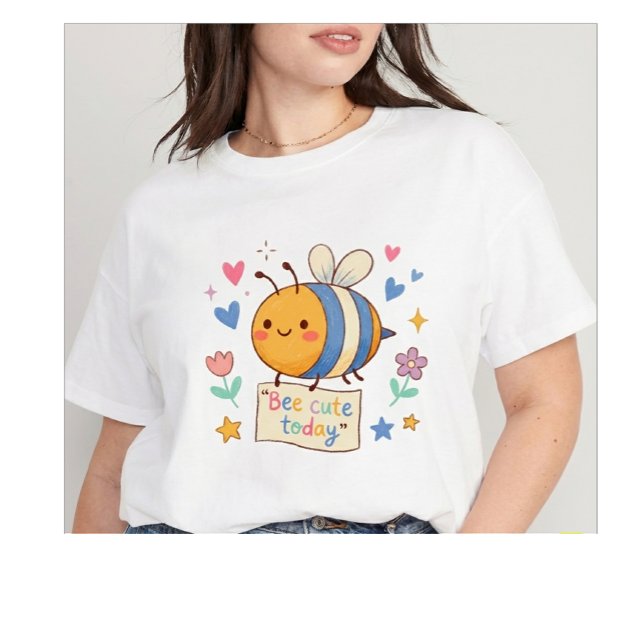Camiseta  Kawaii Pastel Bee cute Bee Lovers gift (Criador carregado)