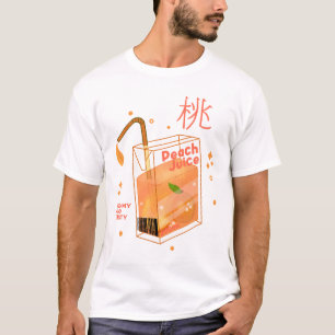 Camiseta Kawaii Peach Juice
