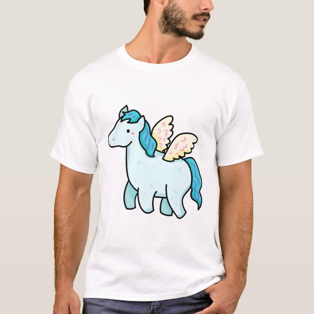 Camiseta Kawaii Pegasus (Frente)