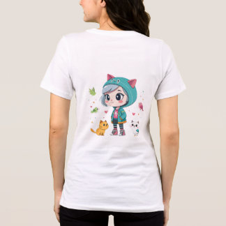 Camiseta Kawaii Pet Harmony