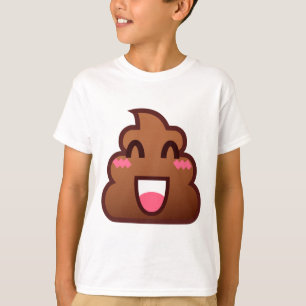 Camiseta kawaii poop emojis