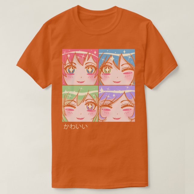 Camiseta Kawaii Pop (Frente do Design)