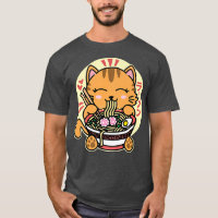 Kawaii Ramen Cute Anime Laranja Cat Noodle Japonês