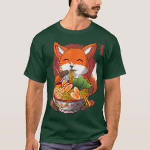 Camiseta Kawaii Ramen Fo, Japonês Neko Noodle Engraçado Ani