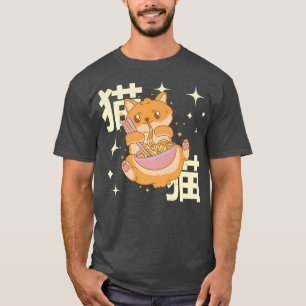 Camiseta Kawaii Ramen Pomeranian Anime Manga 752