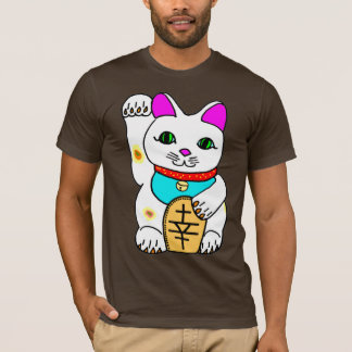 Camiseta Kawaii Rave Lucky Cat Maneki Neko