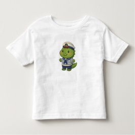 Camiseta Kawaii Sailor Dinosaur – Cute Dino Jobs