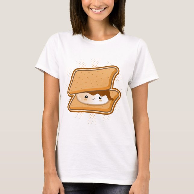 Camiseta Kawaii Smore (Frente)