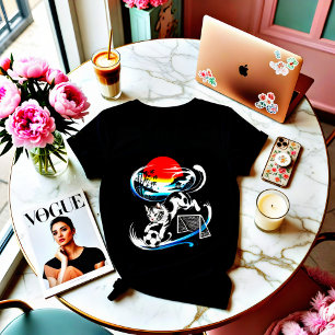 Camiseta Kawaii Soccer Cat Feminino - Presente para amantes