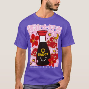 Camiseta Kawaii Soy Sauce Cute I Love Shoyu Japonês tot