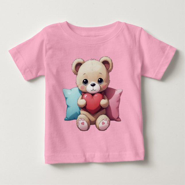 Camiseta Kawaii Teddy Bear (Frente)