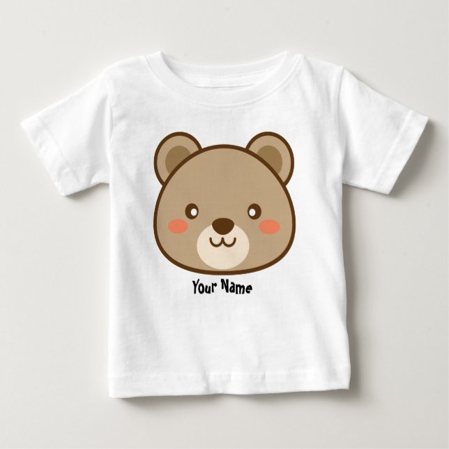 Camiseta Kawaii Teddy Bear (Frente)