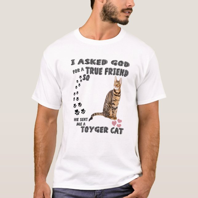 Camiseta Kawaii Tiger Kitten Cita A Pai Da Mãe. (Frente)