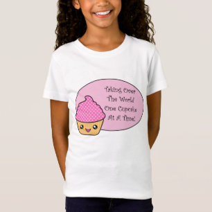 Camiseta Kawaii um cupcake de cada vez